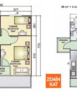 Alternative view of Kayseri Prefabrik 131 mt