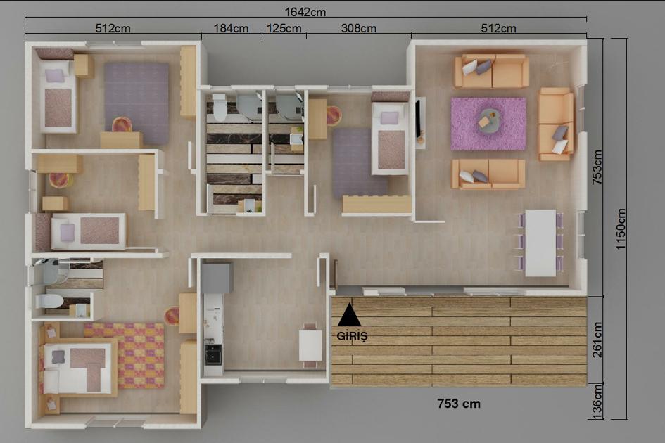 Kayseri Prefabrik 166 mt - Görsel 2