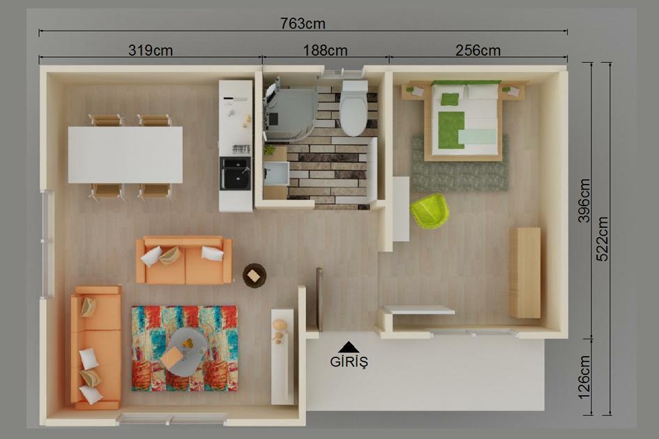 Kayseri Prefabrik 40 mt - Görsel 2