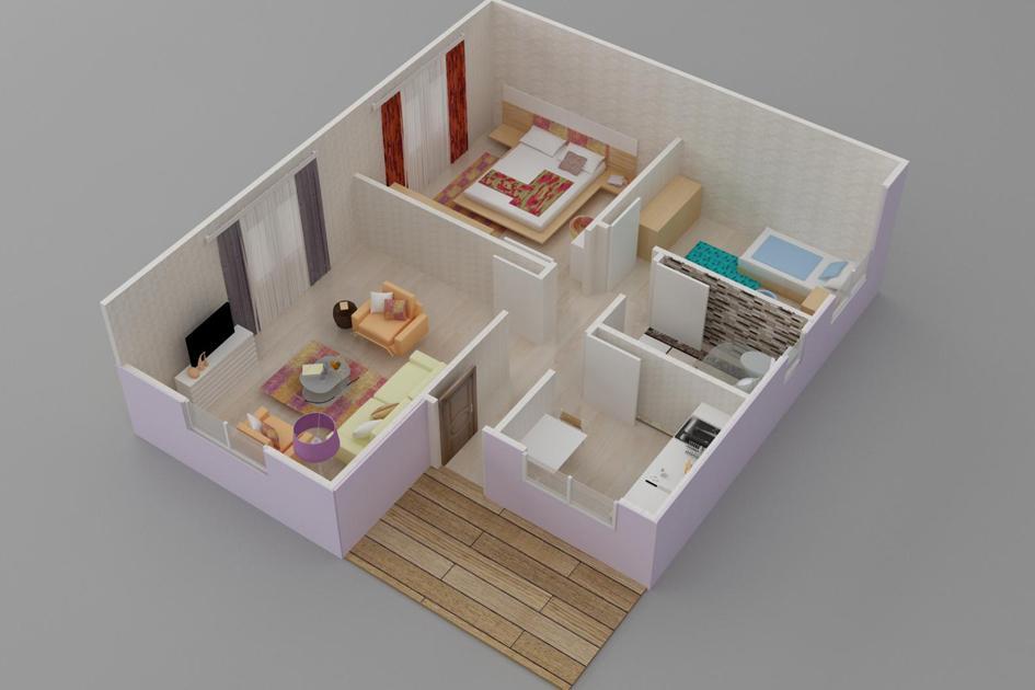 Kayseri Prefabrik 68 mt - Görsel 3