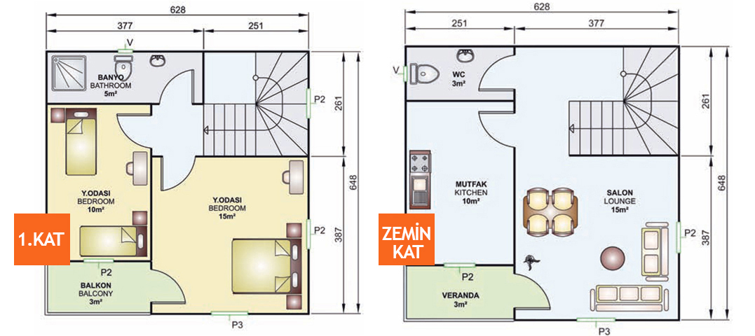 Kayseri Prefabrik 80mt - Görsel 2