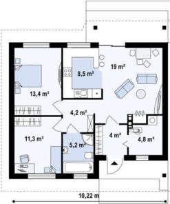 Alternative view of Kayseri Çelik Ev 90mt