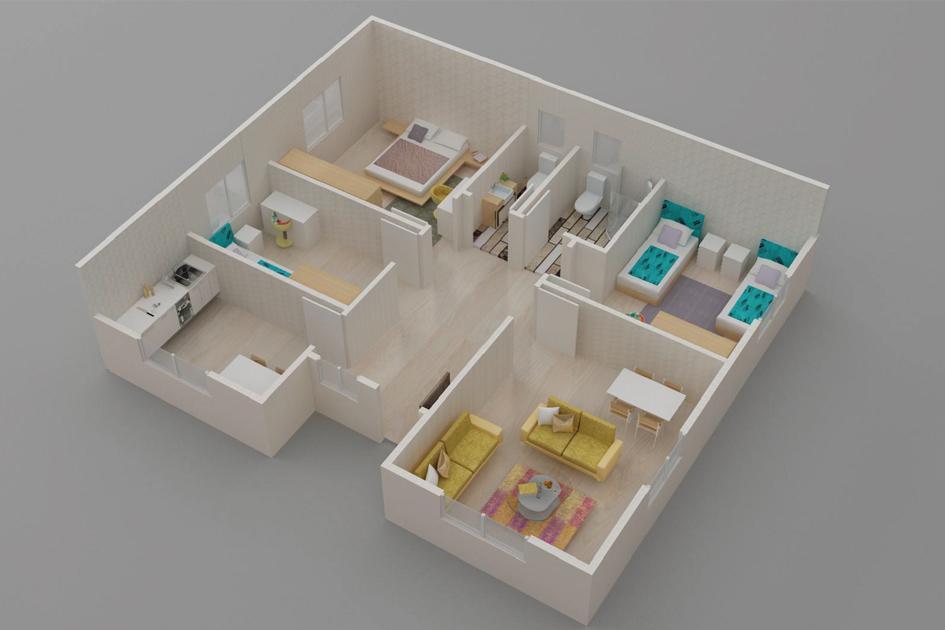 Kayseri Prefabrik 96 mt - Görsel 3